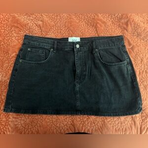 BDG Black Denim Mini Skirt - Urban Outfitters